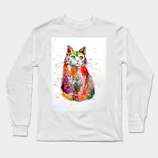 Colorful cat Long Sleeve T-Shirt